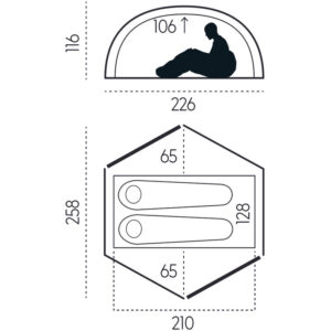 FjällrävenAbisko Friluft 2 Zelt – Bild 5