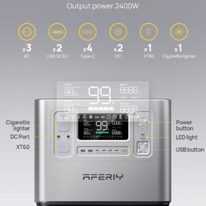AFERIY P210 Tragbare Power Station 2400W 2048Wh – Bild 10