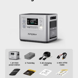 AFERIY P210 Tragbare Power Station 2400W 2048Wh – Bild 12