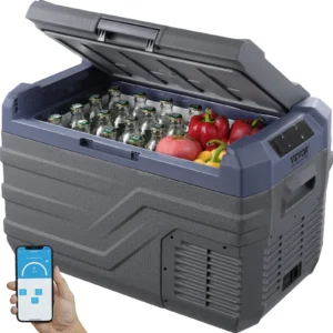 SucceBuy 30/37/45L Auto-Kühlschrank Einzelzone Tragbarer Gefrierschrank & Eingebaute Licht Kompressor-Kühlbox für Outdoor Camping RV - AliExpress 6