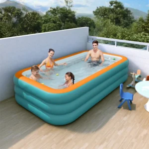 Aufblasbarer, faltbarer Pool für den Garten, ideal für Garten- und Rasenpartys, langlebig und verdickt – Bild 8