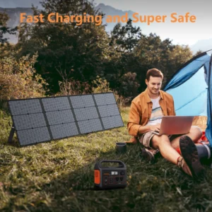 MHPOWOS Tragbares Solarladegerät 40V 220W Faltbares Solarpanel-Kit für Jackery Bluetti Ecoflow Powerstations Wohnmobil Camping Terrasse – Bild 4