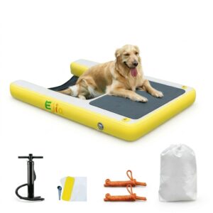 EU Lager 120cm Aufblasbare Hundeboot Rampe Schwimmender Steg Wasserleiter Rutschfeste EVA Schwimmleiter Poolrampe für Hundeboot, See - AliExpress 26