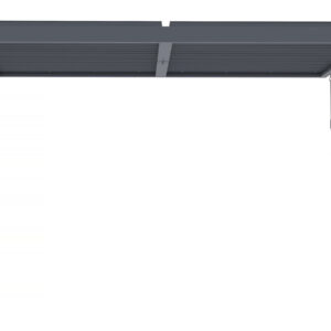 Bioklimatische Schrägpergola mit LED "windsor" - 3 x 4 m - anthrazit – Bild 1