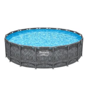 BESTWAY APX 365™ Runder Aufstellpool-Set - 549 x 132 cm (Sandfilter, 250 g Polysphäre, Leiter, Abdeckplane) – Bild 3