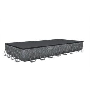 BESTWAY APX 365 Rohrrahmen-Aufstellschwimmbecken-Kit - 956 x 488 x 132 cm - Rechteckig (Sandfilter, 500g Polysphere, Leiter, Abdeckplane) – Bild 7