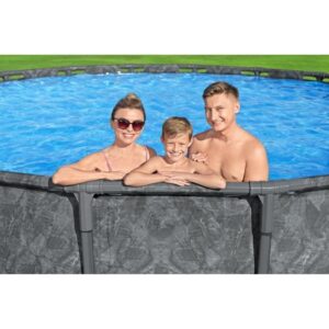 BESTWAY APX 365™ Runder Aufstellpool-Set - 549 x 132 cm (Sandfilter, 250 g Polysphäre, Leiter, Abdeckplane) – Bild 4