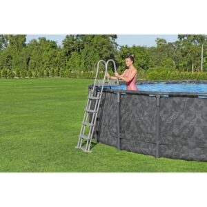 BESTWAY APX 365™ Runder Aufstellpool-Set - 549 x 132 cm (Sandfilter, 250 g Polysphäre, Leiter, Abdeckplane) – Bild 5
