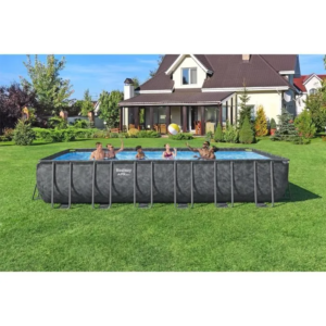 BESTWAY - APX 365™ Aufstell-Pool-Set - 732 x 366 x 132 cm - Rechteckig (Sandfilter, 250 g Polysphere) + Skimmer – Bild 2