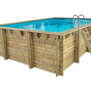 Rechteckiger Holzpool Panama - 6.20 x 4.10 x 1.45 m – Bild 1