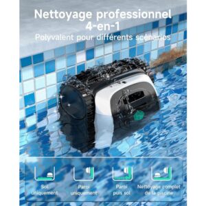 Poolroboter WYBOT Osprey 800 - Kabellos - 150 Min Laufzeit - Filtration 180 Mikron – Bild 2