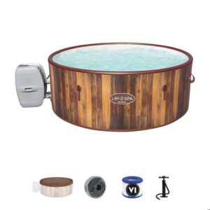 BESTWAY Lay-Z-Spa Helsinki Aufblasbarer Whirlpool - 180 Airjets - 180 x 66 cm - 5-7 Personen - Rund – Bild 1