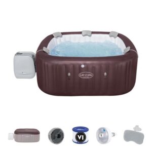 BESTWAY Lay-Z-Spa Maldives Aufblasbarer Whirlpool - Hydrojets - 201x201x80 cm - 5-7 Personen - Quadratisch – Bild 1