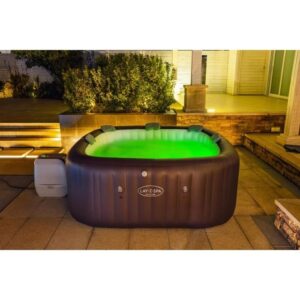BESTWAY Lay-Z-Spa Maldives Aufblasbarer Whirlpool - Hydrojets - 201x201x80 cm - 5-7 Personen - Quadratisch – Bild 6