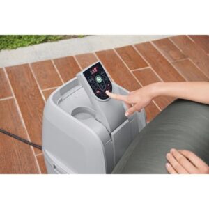 BESTWAY Lay-Z-Spa Mauritius Aufblasbarer Whirlpool mit WLAN - Airjet 180 Düsen - 270 x 180 x 71 cm - 5-7 Personen - Rechteckig – Bild 5