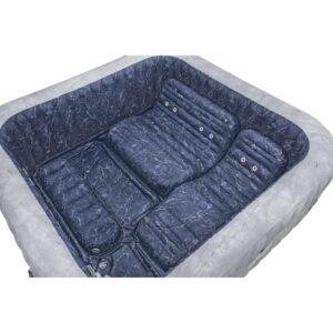 BESTWAY Lay-Z-Spa San Francisco Aufblasbarer Whirlpool - HydroJet Pro - 230 x 230 x 71 cm - 5-7 Personen - Quadratisch – Bild 3