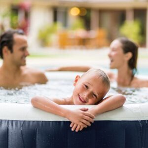 INTEX Aufblasbarer Whirlpool Blue Navy 196x196x71 cm - 4 Personen - Quadratisch - 28430NP – Bild 5