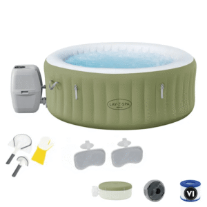 BESTWAY Lay-Z-Spa Acapulco AirJet Aufblasbarer Whirlpool Rund 175x66 cm + Aquascan Sauger – Bild 2