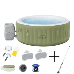 BESTWAY Lay-Z-Spa Acapulco AirJet Aufblasbarer Whirlpool Rund 175x66 cm + Aquascan Sauger – Bild 1