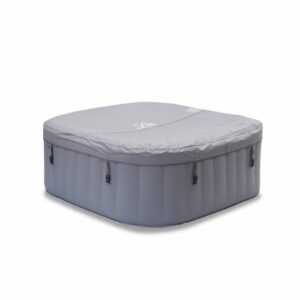 MSPA Aufblasbarer Whirlpool Quadratisch Fjord 4 - 4 Personen - Frostschutzsystem + Plane - 160 cm - PVC – Bild 2