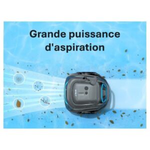 Akku-Poolroboter WYBOT A1 - 120 Min Laufzeit - Automatische Reinigung - Doppelfiltration – Bild 4