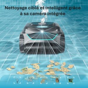 Akku-Poolroboter WYBOT C2 Vision - Smart Vision - 8 Reinigungsmodi - 180 Min Laufzeit – Bild 2